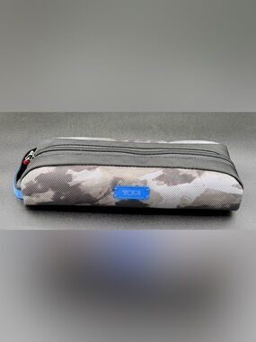 NWT Tumi Travel Accessory Zipper Cord Pouch Mountain Camo